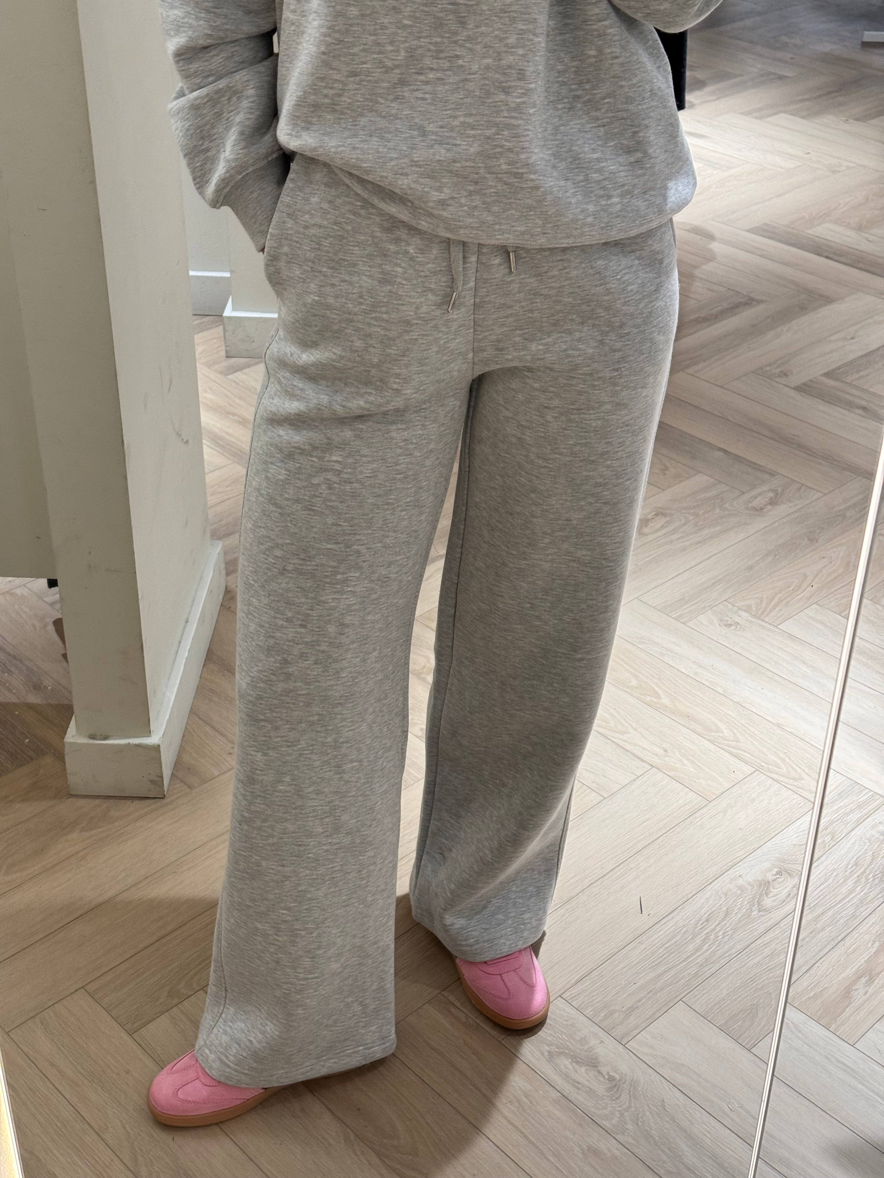 SLFLISA Trousers - Light Grey Melange